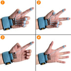 Finger Exerciser Hand Resistance Band Climbing Finger Strengthener Guitar Finger Stretcher/ Extensor Exercise Equipment Krdebasa