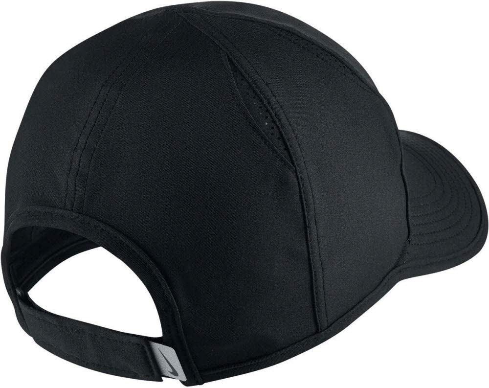Nike Aerobill Featherlight Cap, Black/Black/White, One Size