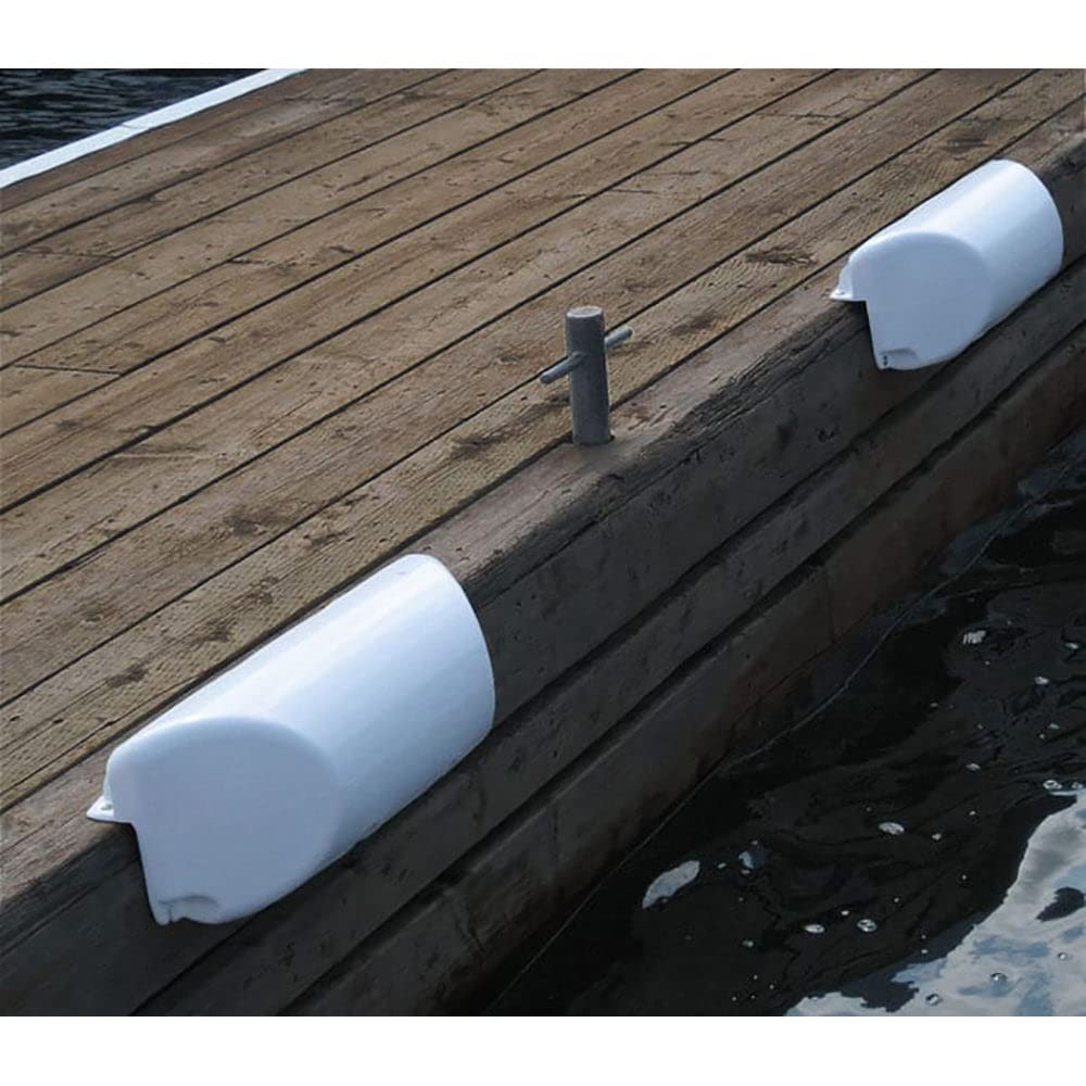 Dock Edge + Dock-Side Dock Bumper, 7 X 16-Inch, White