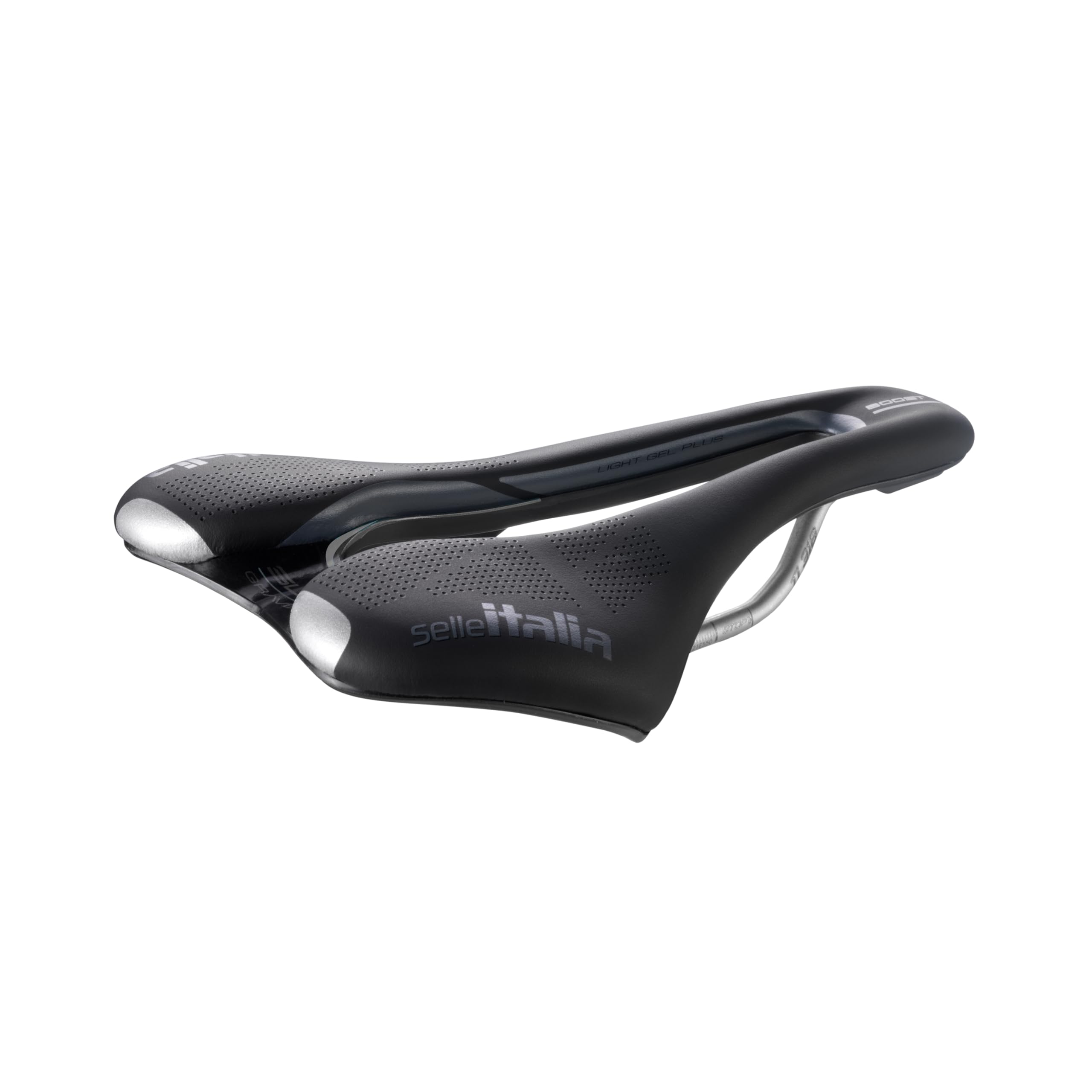 Selle Italia SLR Boost Gravel TI316 Superflow Gravel Bike Seat - Gravel, Road, MTB Bike Saddle Men Women Shock Absorption, Refle