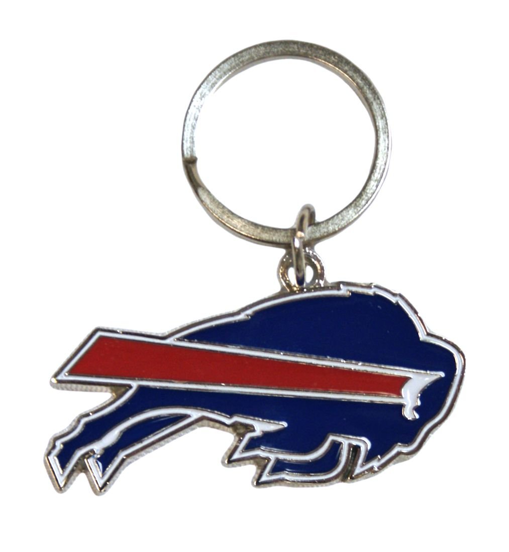 Nfl Siskiyou Sports Fan Shop Buffalo Bills Chrome & Enameled Key Chain One Size Team Colors