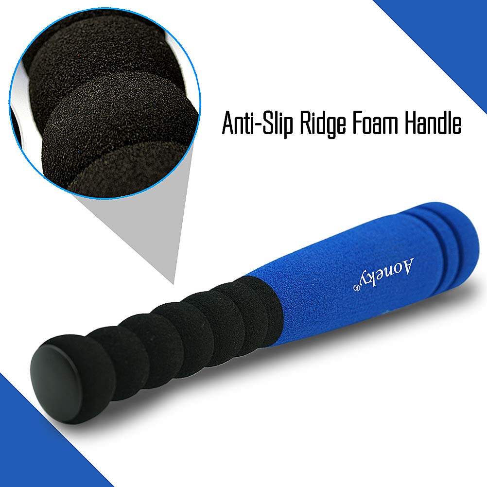 Aoneky Blue 11.8 Inch Min Foam Baseball Bat And Ball