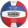 Tachikara Sv18S Composite Leather Volleyball (Red White And Blue) , Scarlet/White/Royal