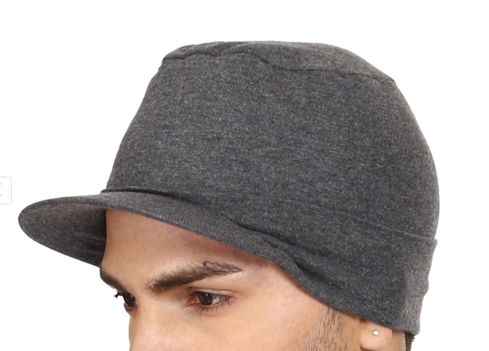 Multifunctional Lightweight Beanies Hats, Sun Protection Running Skull Cap Helmet Liner Caps For Men Women Grey