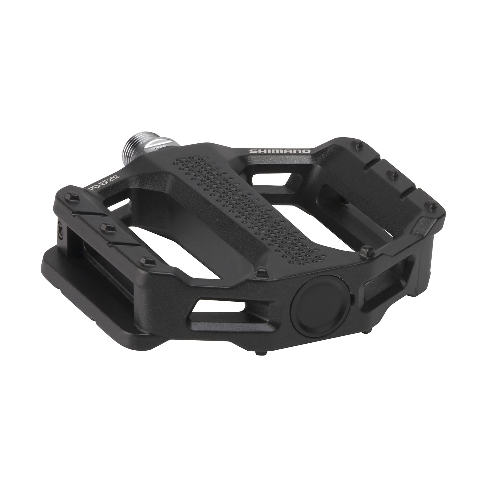 Shimano Pd- Ef202 Casual Riding Flat Pedal, Silver, One Size