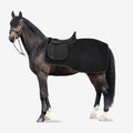 Horze Kiel Riding Blanket With Fleece - Dark Red - 81 In