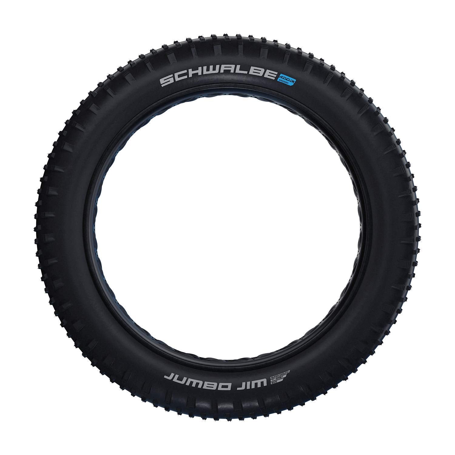 Schwalbe - Jumbo Jim Off Road And Trail Tubeless Folding Fat Bike Tire  26 X 4.4  Evolution Line, Super Ground, Addix Speedgrip