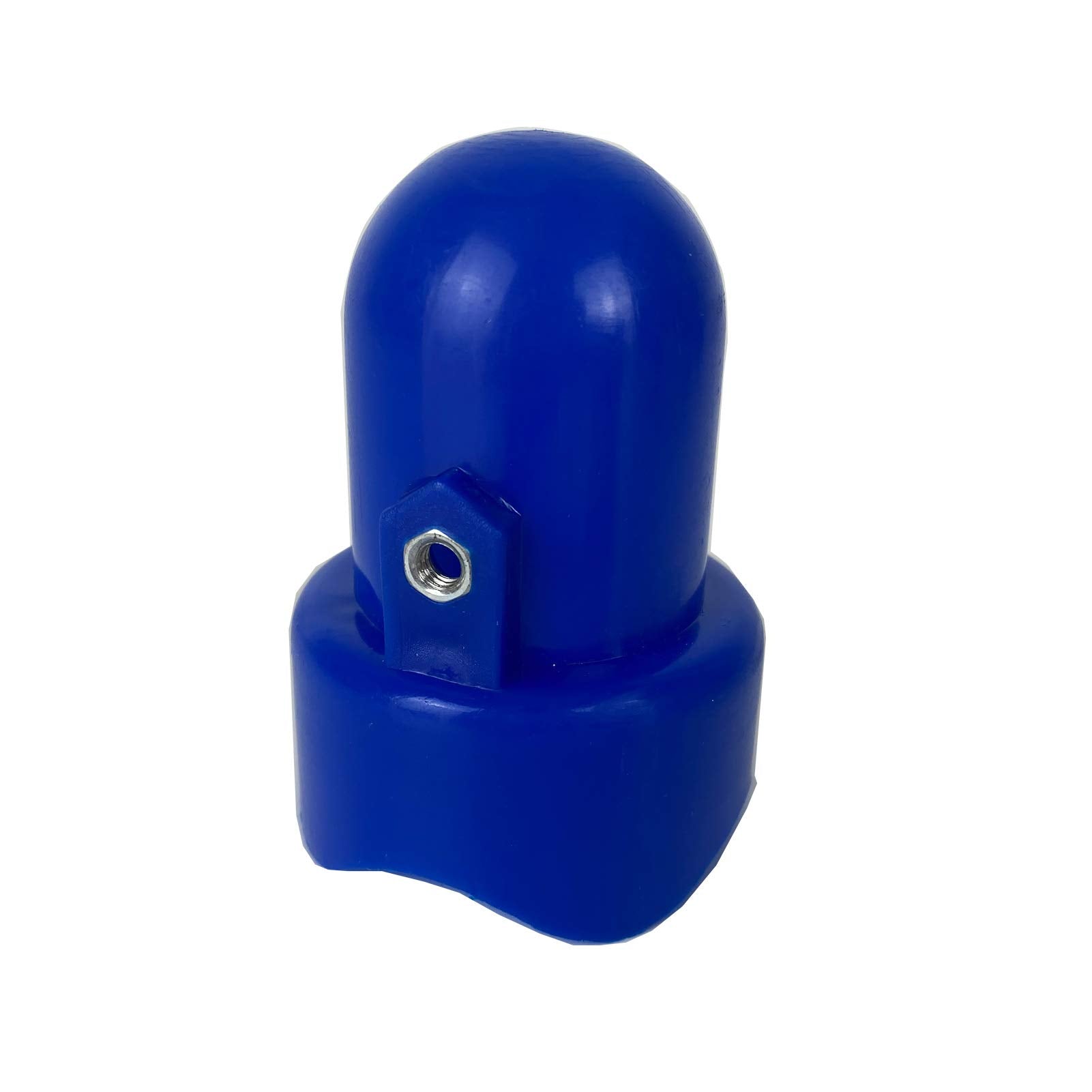 Mssviging Large Trampoline Enclosure Pole Caps With Screw-In Bolts, Only Fit For Pole 1.5 Inch Diameter, 6 Piece, Blue