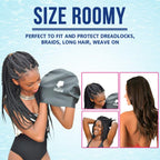 Happy Mane Silicone Swim Cap For Braids And Dreadlocks - Keeps Your Hair Dry While Swimming And Bathing Long Hair, Extensions, A