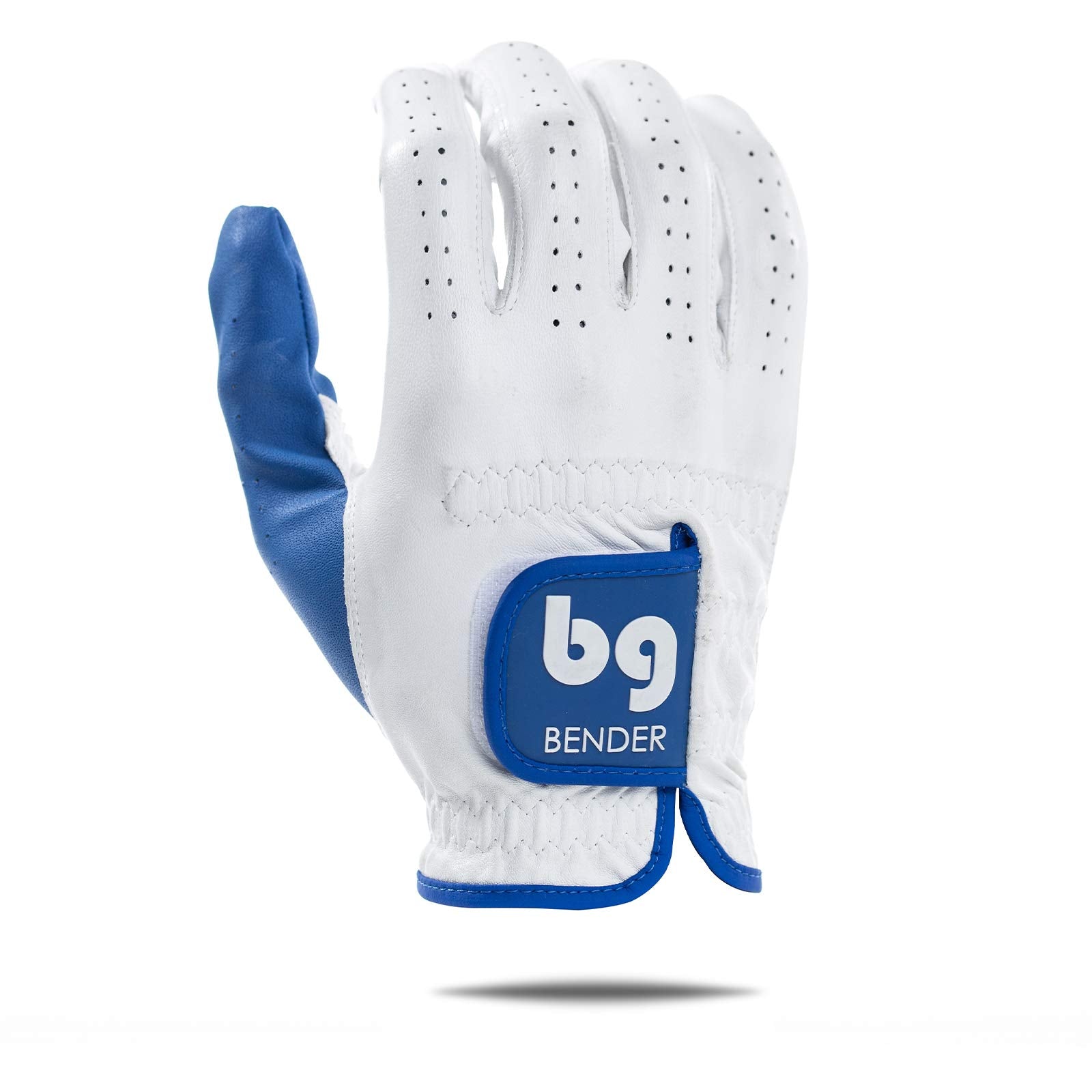 Bender Gloves Womens Elite Cabretta Golf Glove (Blue, Small)