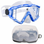 Aqua A Dive Sports Diving Mask Anti-Fog Swimming Snorkel Mask Suitable For Adults Scuba Dive Swim Snorkeling Goggles Masks (Blue