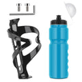 Ainiv Bike Water Bottle Cage with BPA-Free 800ml/28oz Bike Bottle, Black Gloss Strong Bike Water Bottle Holder, Bicycle Cup Hold