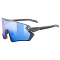 uvex anti-fog sports sunglasses for cycling/running with UV protection, for women & men, sportstyle 231 2.0, Rhino Deep Space Ma
