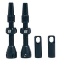 Bwshlf Black Tubeless Presta Valve Stem 40Mm  44Mm, Super Light Alloy Presta Valve Stem Kit With Valve Core Remover Tool And Val