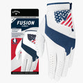 Callaway Golf Fusion Glove (Cadet (Shorter Fingers), X- Large, USA, Worn on Left Hand)