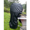 Flymei Outboard Motor Cover, Full Outboard Engine Cover, Boat Motor Cover With 420D Heavy Duty Oxford Fabric Extra Pvc Coating, 