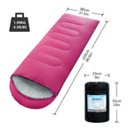 Orthomtex Sleeping Bags For Adults,Teens And Kids Girls-Warm & Cold Weather Lightweight,Waterproof Backpack,Great For 3-4 Season