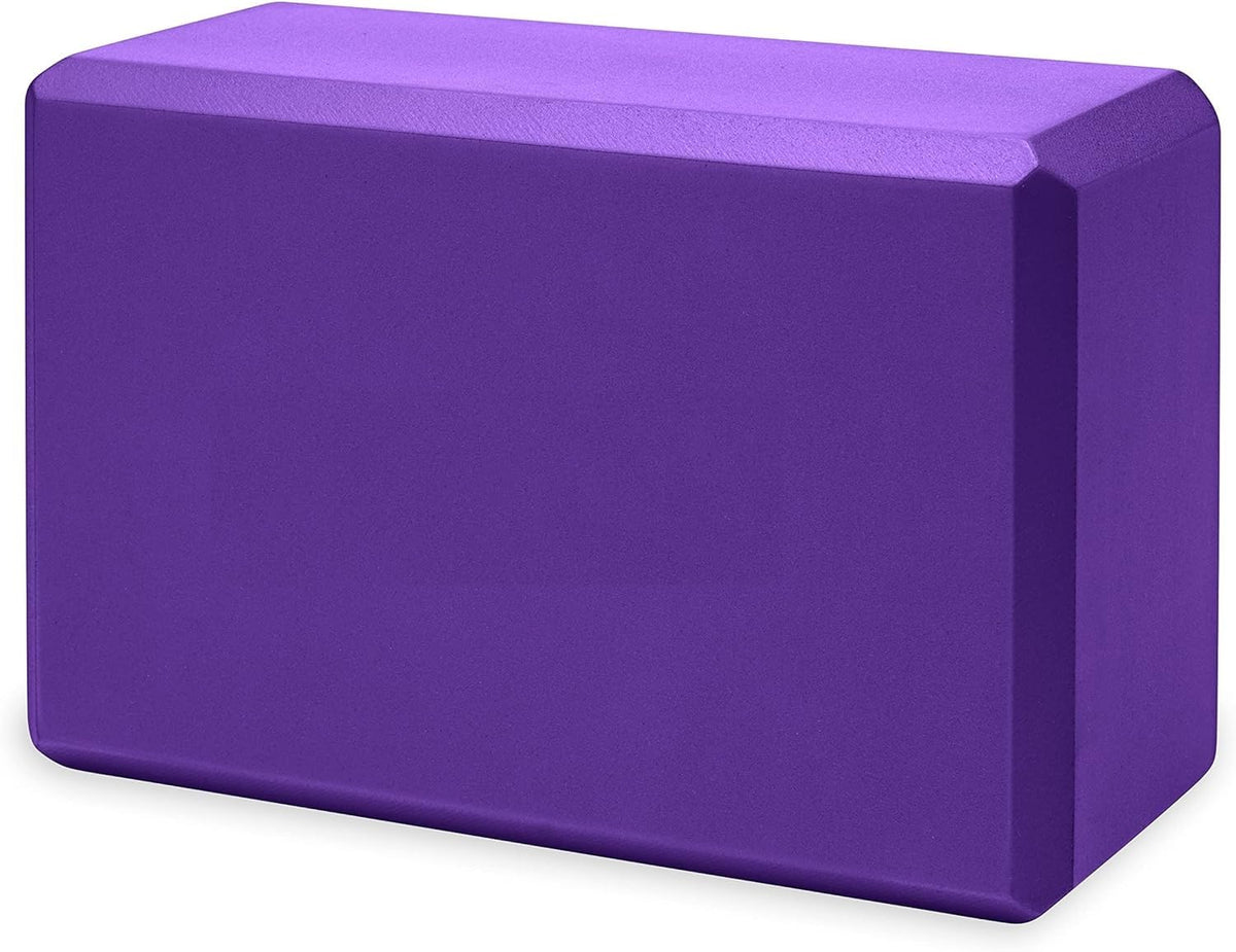 Netxe Pack Of 1 HighDensity Foam Yoga Block Brick For Improve Strength, Aid Balance, And Flexibility, Exercise Tool Stretching