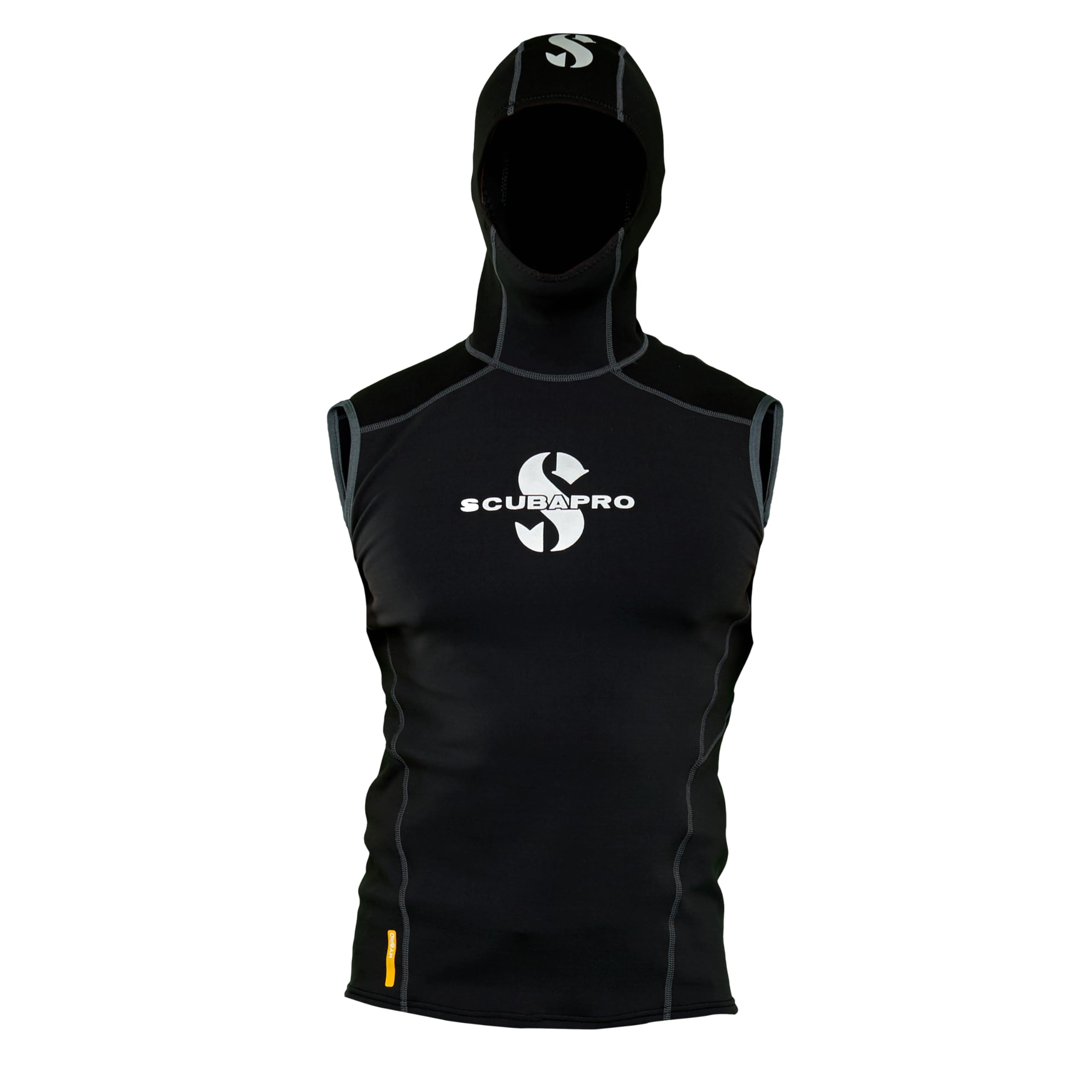 SCUBAPRO Mens 1mm Hybrid Hooded Diving Vest, Small, Black