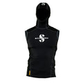 SCUBAPRO Mens 1mm Hybrid Hooded Diving Vest, Large, Black