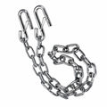 Motor God 48 Grade 43 Heavy Duty Trailer Safety Chain - 1/4 Tow Chain with S Hooks on Both Ends, 7,800 lb Capacity for Utility T