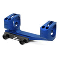 WARNE XSKEL1BU Gen 2, Extended Skeletonized 1 inch MSR Mount, 6061 T6 Aluminum, Steel Threaded Inserts, Blue