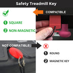 Treadmill Universal Magnet Safety Key For Most Of Nordictrack, Proform, Image, Weslo, Reebok, Epic, Golds Gym, Freemotion, And H