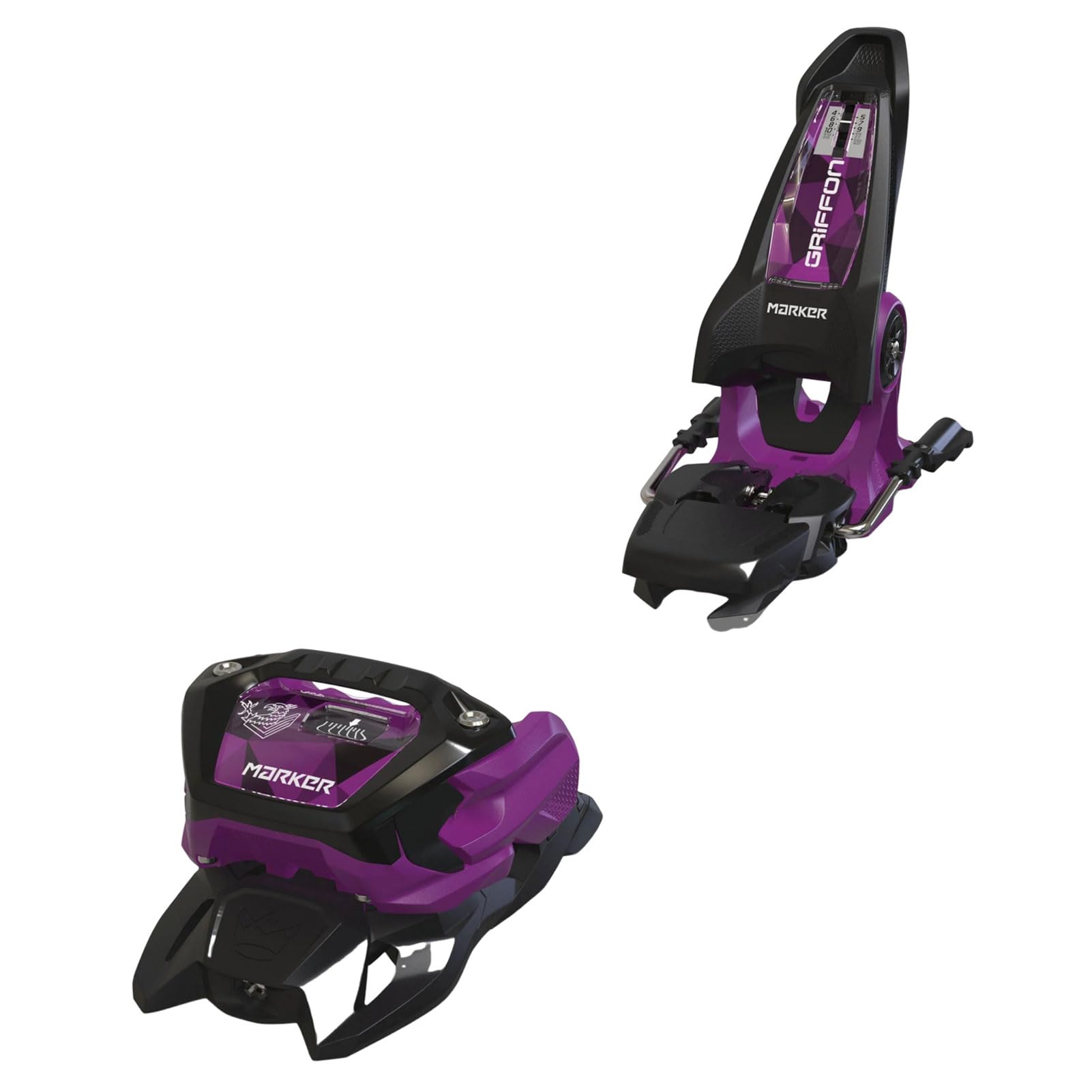 Marker Griffon 13 ID Ski Bindings 2025 Black/Purple 100 mm