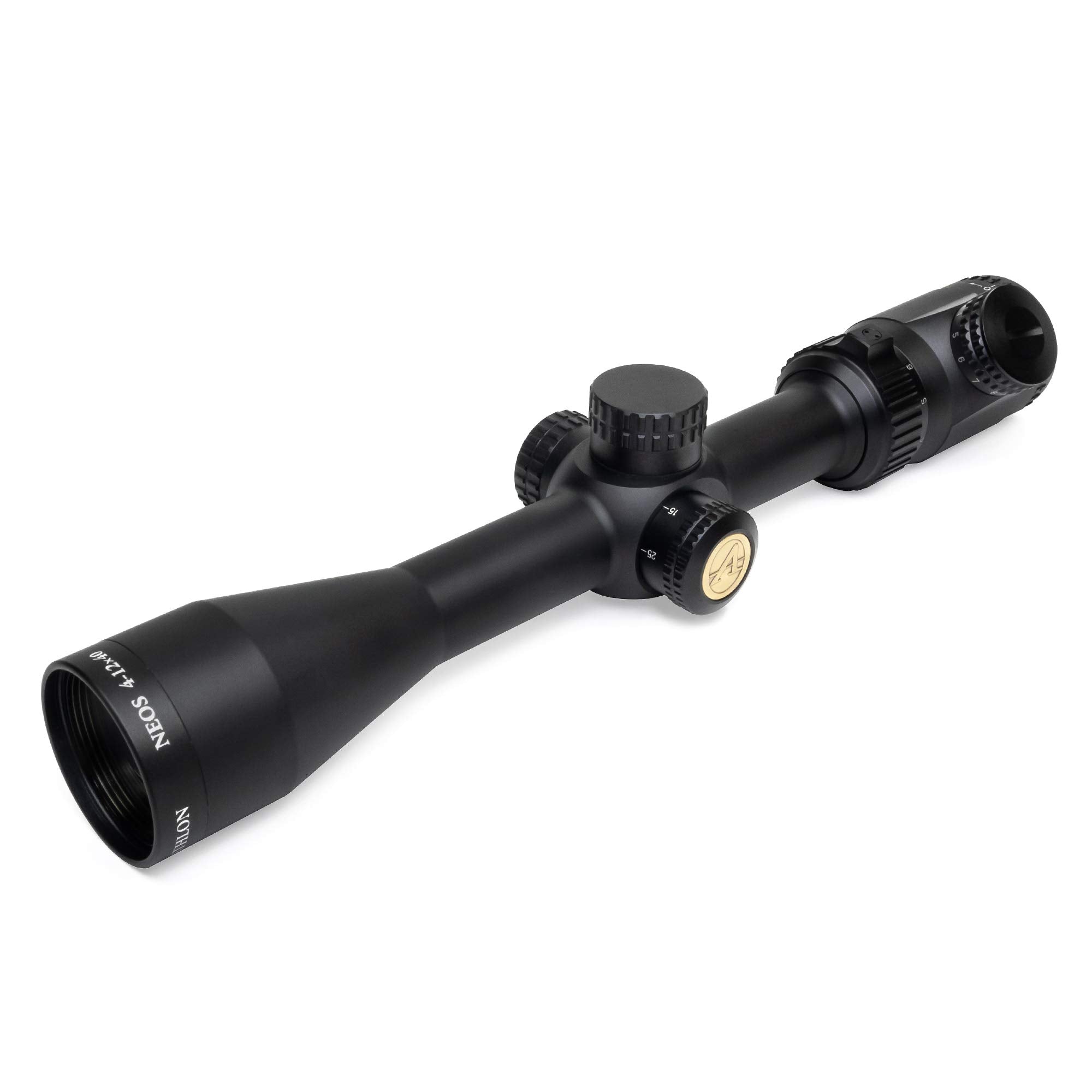 Athlon Optics , Neos , Riflescope , 412 x 40 Second Focal Plane (SFP) 1 Tube, Illuminated BDC 500 Reticle , Black