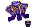 Team Golf Ncaa Lsu Tigers Contour Golf Club Headcovers (3 Count) Numbered 1, 3, & X, Fits Oversized Drivers, Utility, Rescue & F