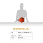 Baden Elite Indoor Game Basketball - Size 6 (28.5'')