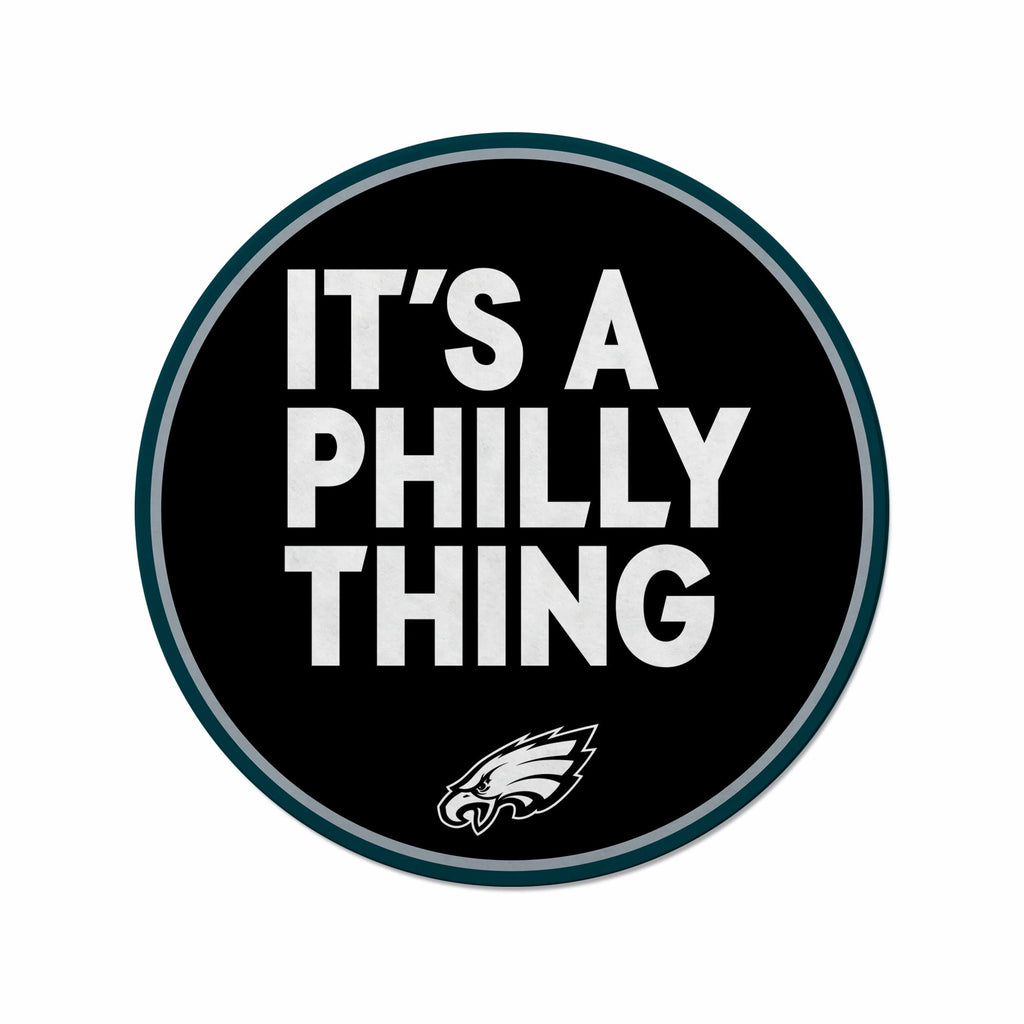 Rico Industries Nfl Football Philadelphia Eagles It'S A Philly Thing Slogan Shape Cut Pennant - Home And Living Room D  Cor - So