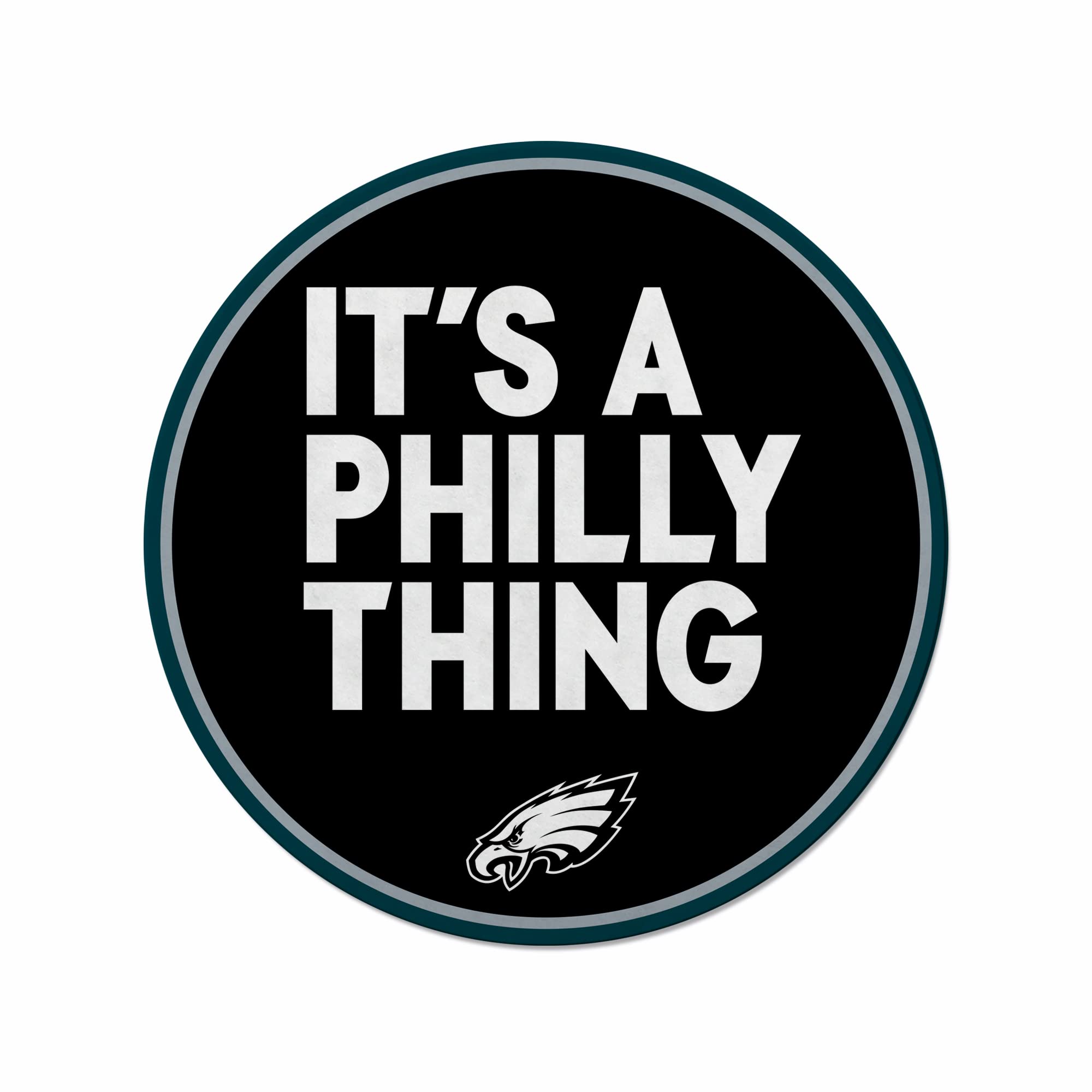 Rico Industries Nfl Football Philadelphia Eagles It'S A Philly Thing Slogan Shape Cut Pennant - Home And Living Room D  Cor - So