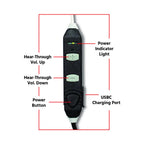 Howard Leight By Honeywell Impact Sport In-Ear Passive Hear Through Technology (R-02700),Black/Grey