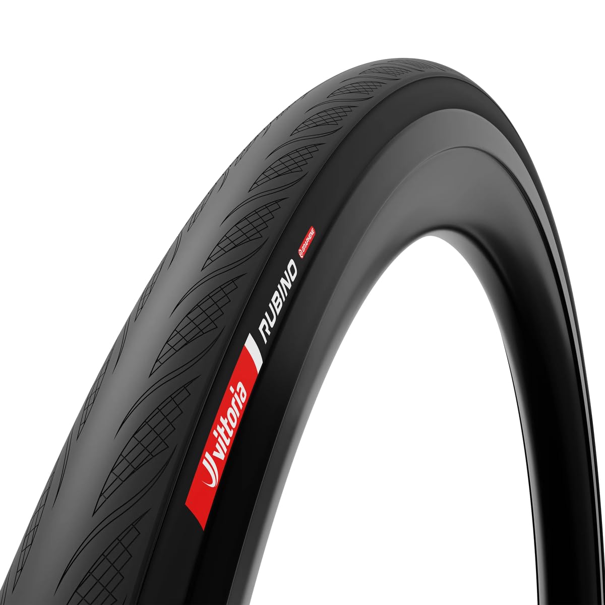 Vittoria Rubino Tubeless Ready Road Bike Tire - 700x30c, Graphene + Silica Compound, Durable All-Round Performance for Training 