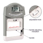 Handeful Grip Strength Tester With Zipper Bag, Digital Hand Dynamometer Grip Strength Measurement Meter Auto Capturing Electroni