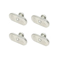 M6X10 Rail Track Screws Track Nuts Hardware Gear Mounting Replacement Kit For Kayak Canoes Boats Rails 4 Pack
