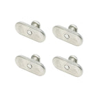 M6X10 Rail Track Screws Track Nuts Hardware Gear Mounting Replacement Kit For Kayak Canoes Boats Rails 4 Pack
