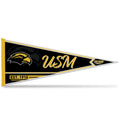 Rico Industries Ncaa Southern Mississippi Golden Eagles Classic 12'' X 30'' Felt Wall D  Cor Pennant - Great For Home/Bed Room/M