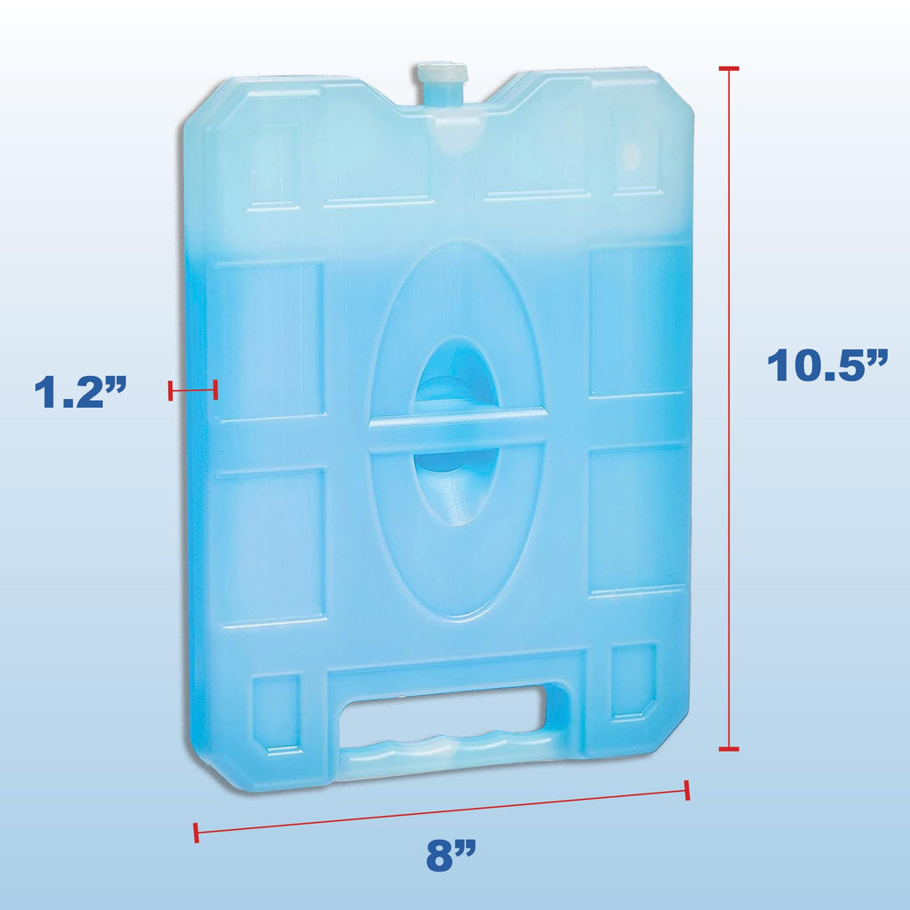 Sport Temp Reusable X-Large Ice Pack (8 Pack) Long Lasting - Perfect For Keeping Food Or Beverages Cold, Coolers, Camping, Beach