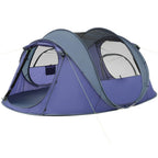 Rivenlo 5-6 Person Easy Pop Up Tent, 11.8' X 8'X 51.2,Automatic Setup, Waterproof, Double Layer,Instant Family Tents For Camping