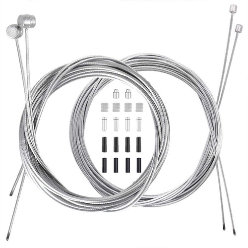 4PCS Bike Brake Cable Shifter Cable, Bicycle Gear Cable Wire for Mountain Bike, Bike Brake Wire Set for Universal Bike, Includin