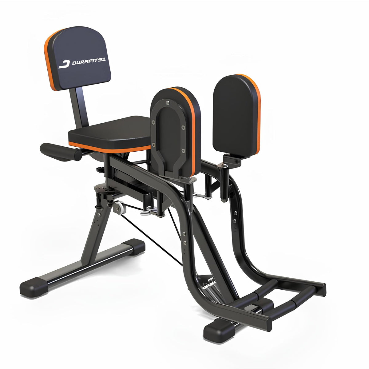 Durafit91 Hip Abductor & Adductor Machine with 5Level Spring Resistance Incline System for Home Gym | Inner & Outer Thigh Train