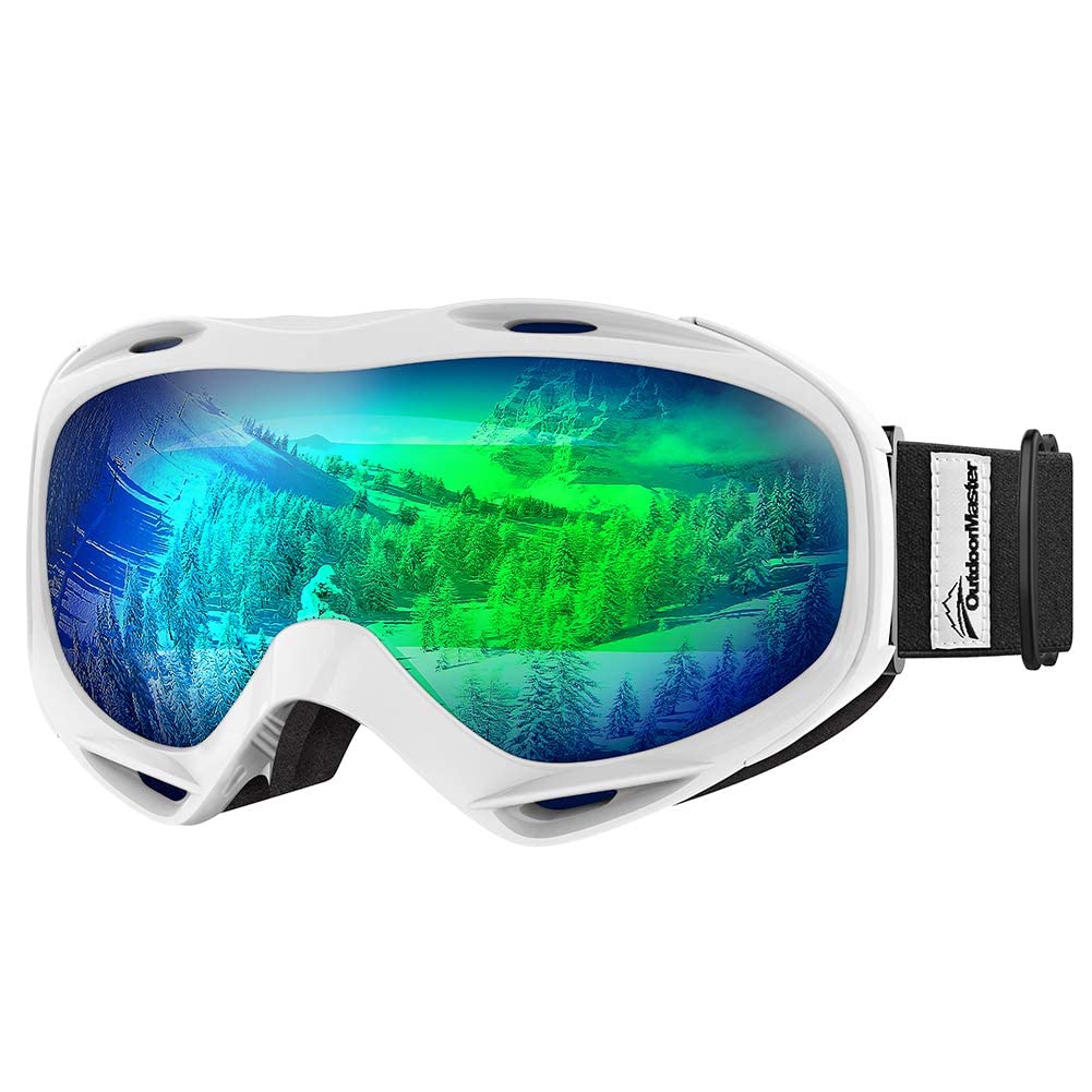 Outdoormaster Otg Ski Goggles - Over Glasses Ski/Snowboard Goggles For Men, Women & Youth - 100% Uv Protection (Panda Frame + Vl