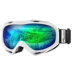 Outdoormaster Otg Ski Goggles - Over Glasses Ski/Snowboard Goggles For Men, Women & Youth - 100% Uv Protection (Panda Frame + Vl