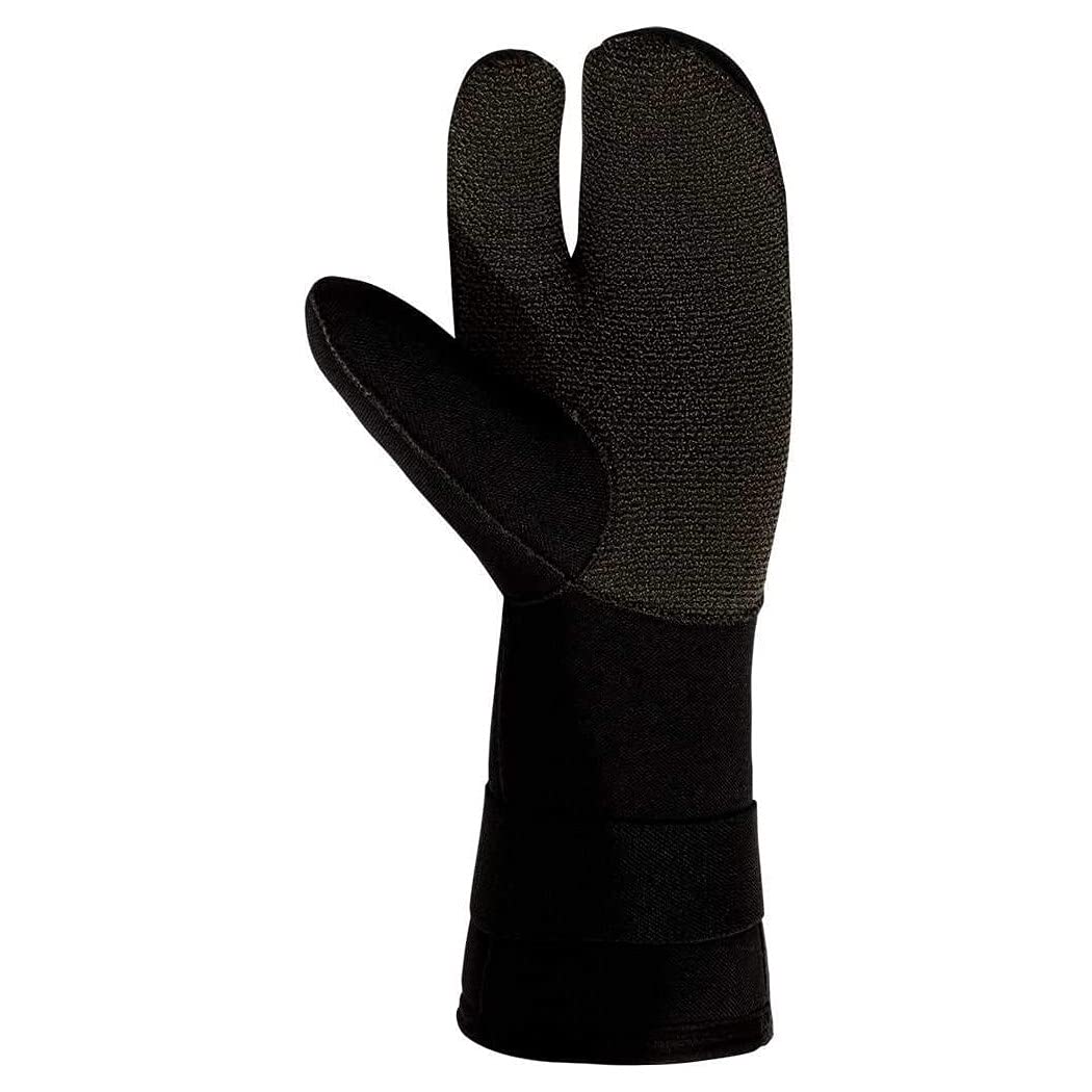 Bare 7Mm K-Palm 3-Finger Mitt  Designed For Scuba Diving In Colder Waters  3 Finger Design Provides Extra Warmth  Kevlar Materia