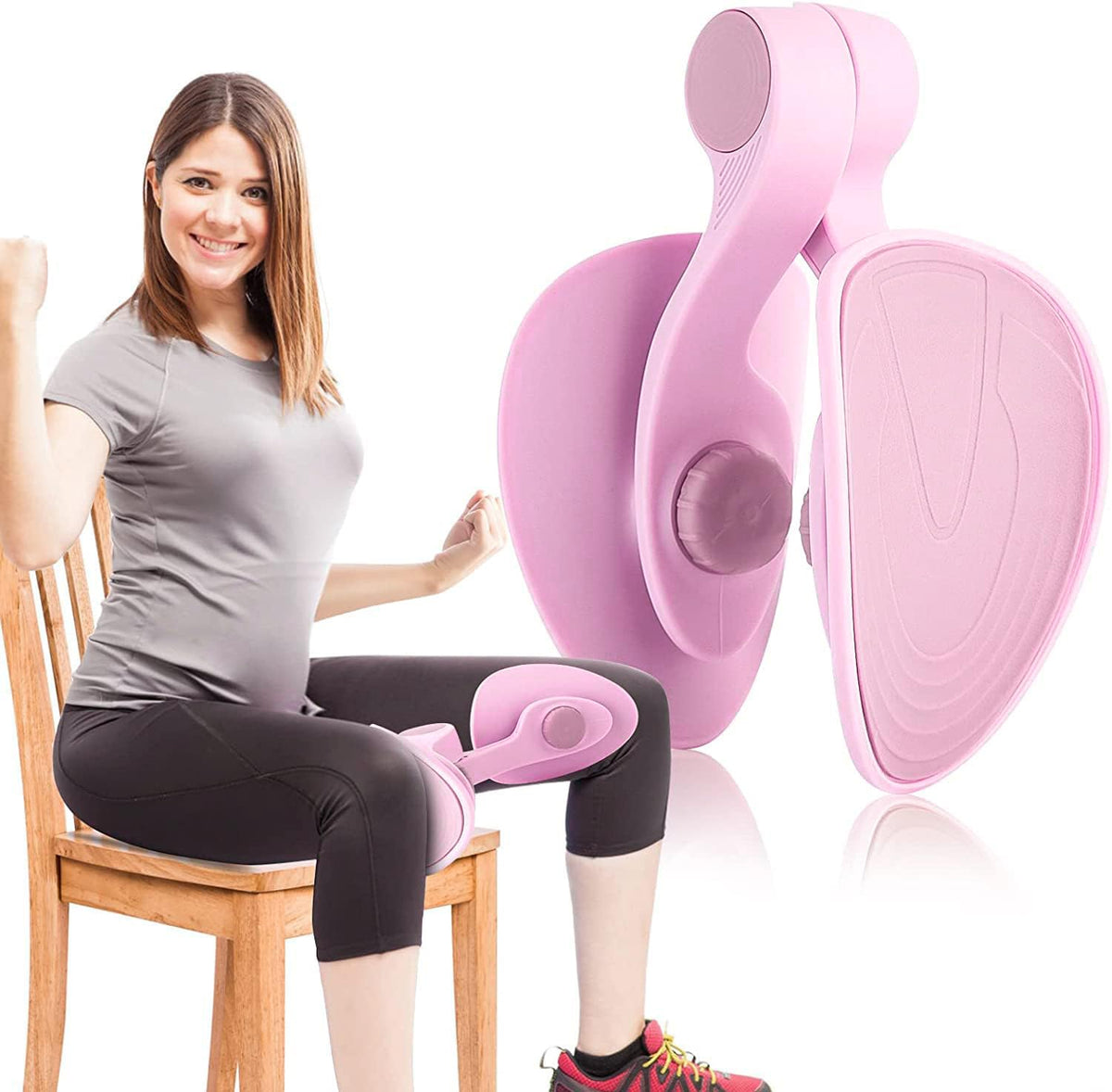 VIRELLO | Thigh Master and Inner Thigh Exercise Equipment | Pelvic Floor Exerciser Device | Training Tool | for Home, Gym, Fitne