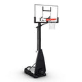 Spalding The Ultimate Hybrid, 54 Glass, Alum Trim, 3 Piece 4 Pole, Screw Jack Lift, Arena Slam Rim, Board Pad- Hybrid