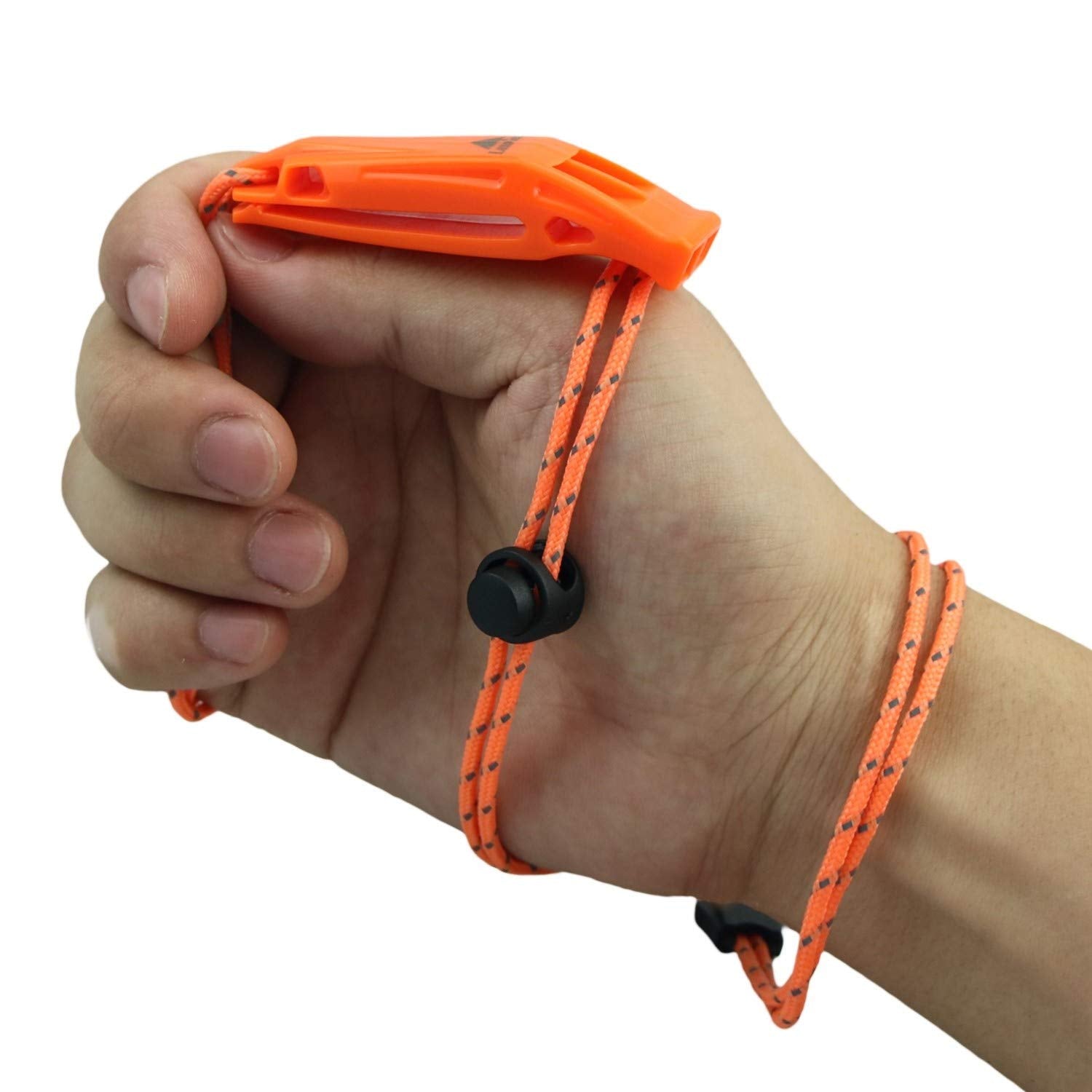 Luxogear Emergency Whistles With Lanyard Safety Whistle Survival Shrill Loud Blast For Kayak Life Vest Jacket Boating Fishing Bo
