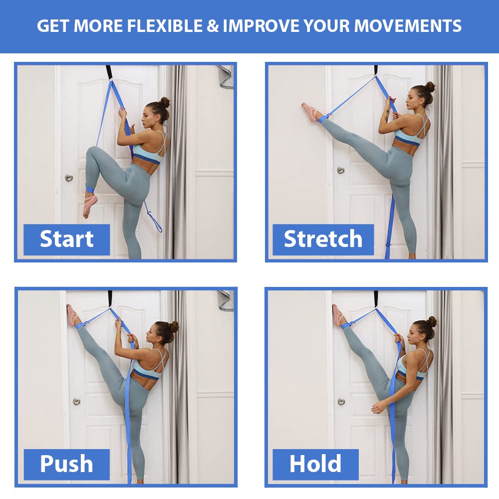 Ttolbi Door Leg Stretcher: Stretching With Leg Flexibility Trainer, Dance Equipment : Splits Trainer Bands For Stretching In Bal